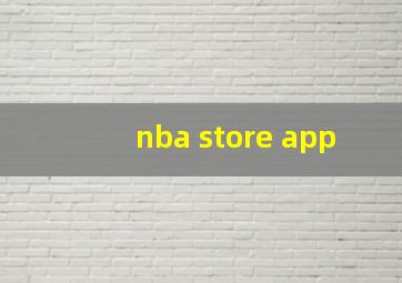 nba store app